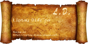 Liptay Diána névjegykártya