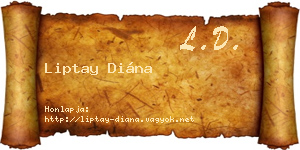 Liptay Diána névjegykártya